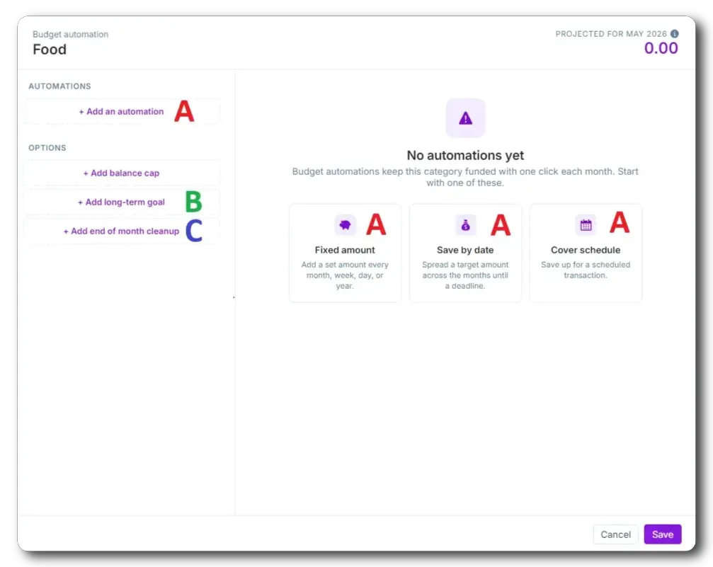 new automation form