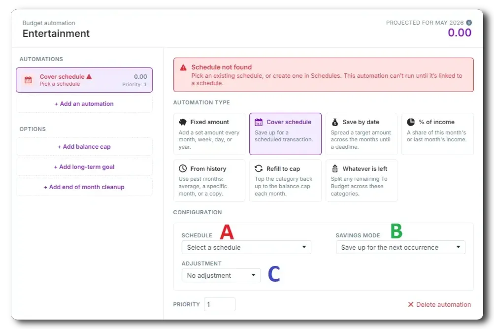 cover schedule automation
